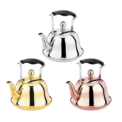 2L Whistling Kettle For Gas Stove Induction Cooker Stainless Steel Whistling Kettle Tea Kettle Water Bottle Coffee Tea Pot