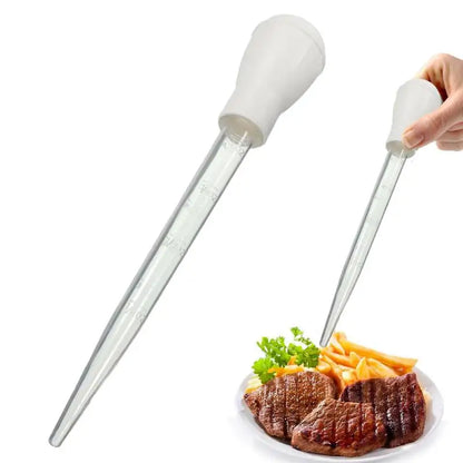 Liquid Oil BBQ Tools Rubber Head Pipette Pump Pipe Dropper Oil Tube Lab Experiment Supplies Roast Chicken Seasoning Food Dropper