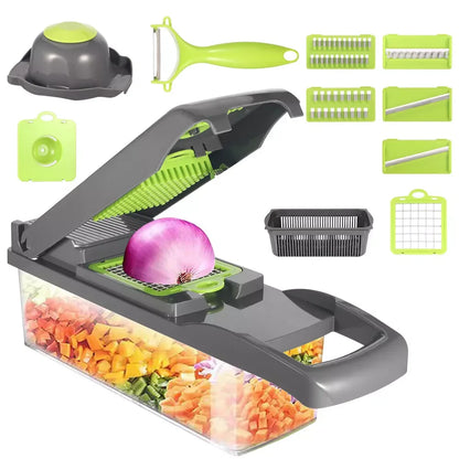 Multifunctional Vegetable Fruit Chopper Cutter Food Onion Veggie Dicer Slicer Kitchen Cut Tools