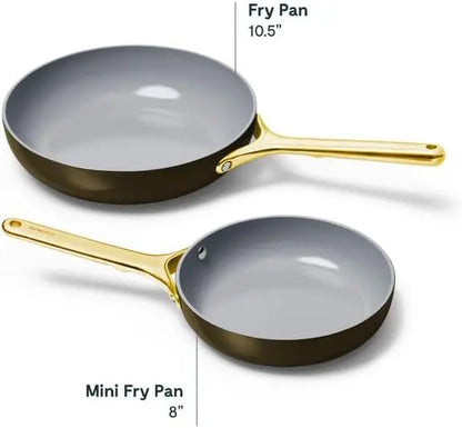 Frying Pan (2.7 qt, 10.5") - Non Toxic, PTFE & PFOA Free - Oven Safe & Compatible