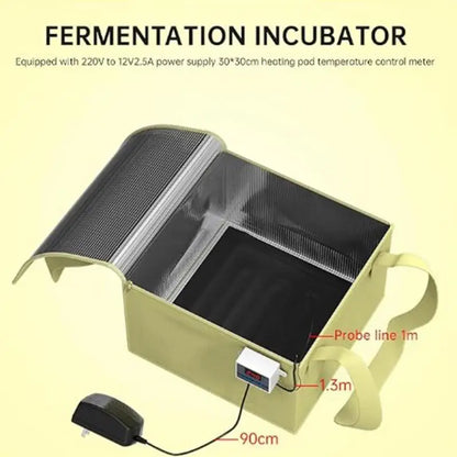 -50-110 Celsius Degree Bread Proofer Precise Temperature Control Sourdough Starter Warmer Dough Fermentation Cabinet for Baking