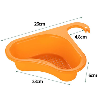 Swan Drain Basket General Fruit and Vegetable Basket Shelf Strainer Sink Kitchen Leftover Sink Multifunctional Drain Basket