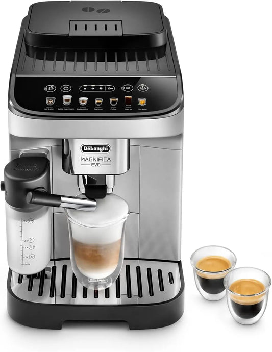 LatteCrema System, Fully Automatic Machine Bean to Cup Espresso Cappuccino and Iced Coffee Maker, Colored Touch Display