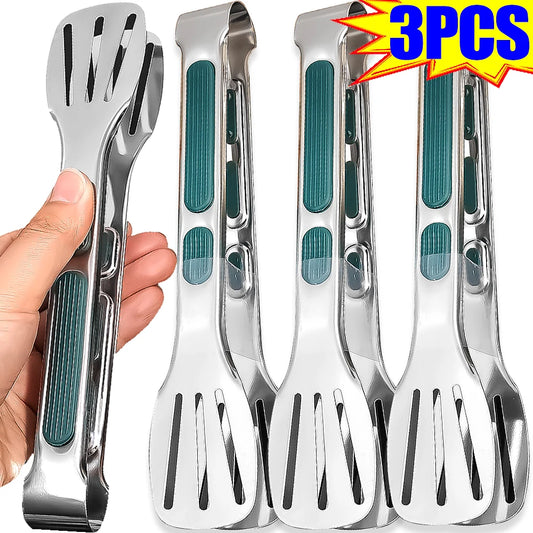 Barbecue Clip Stainless Steel Food Tongs Meat Salad Steak Chicken Noodle Food Serving Clip BBQ Cooking Tongs Kitchen Utensils