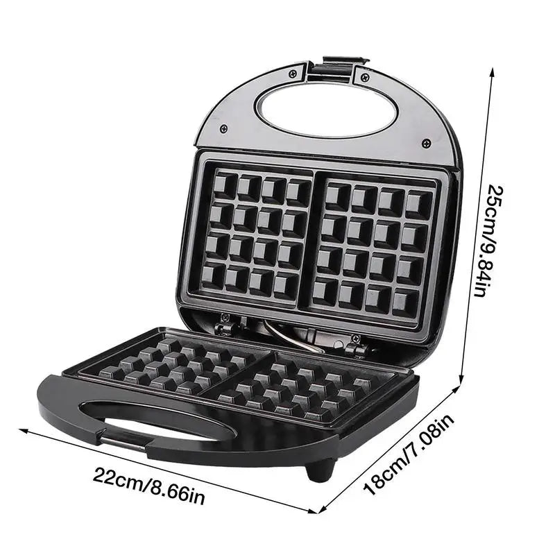 Electric 110v Waffle Maker 3 In 1 Grill Sandwich Cake Plate Cooking Kitchen Appliances Toaster Breakfast Heating Steak Machine