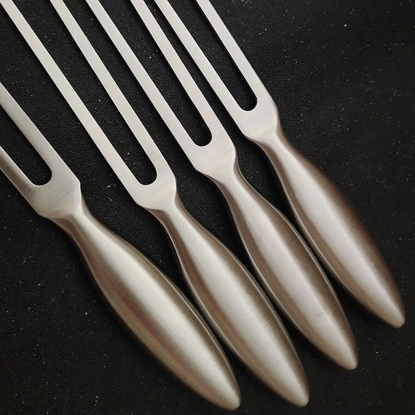 29cm BBQ Fork Tableware Set 304 Stainless Steel Carving Meet Fork Kitchen Dining For Barbecue