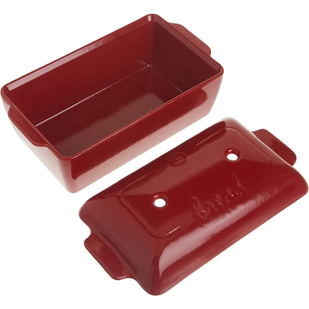 Bread Loaf Baker, 9.4 x 5"", Burgundy