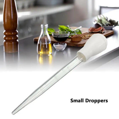 Liquid Oil BBQ Tools Rubber Head Pipette Pump Pipe Dropper Oil Tube Lab Experiment Supplies Roast Chicken Seasoning Food Dropper